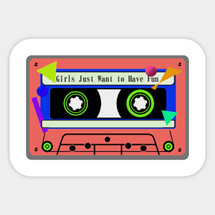 vintage cassette Sticker